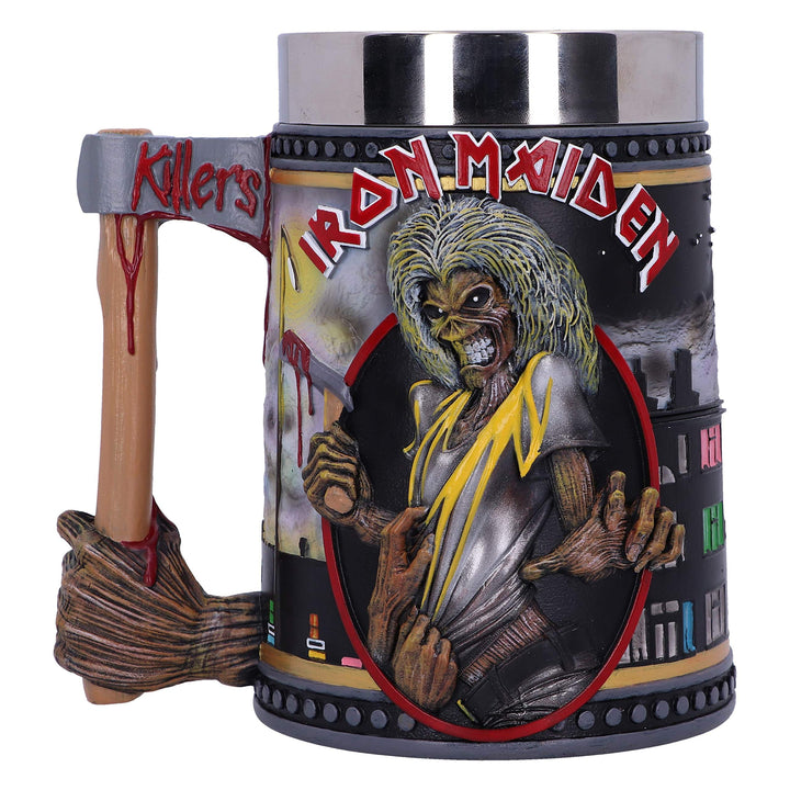 Iron Maiden The Killers Eddie Album Tankard 15.5cm Officially Licensed