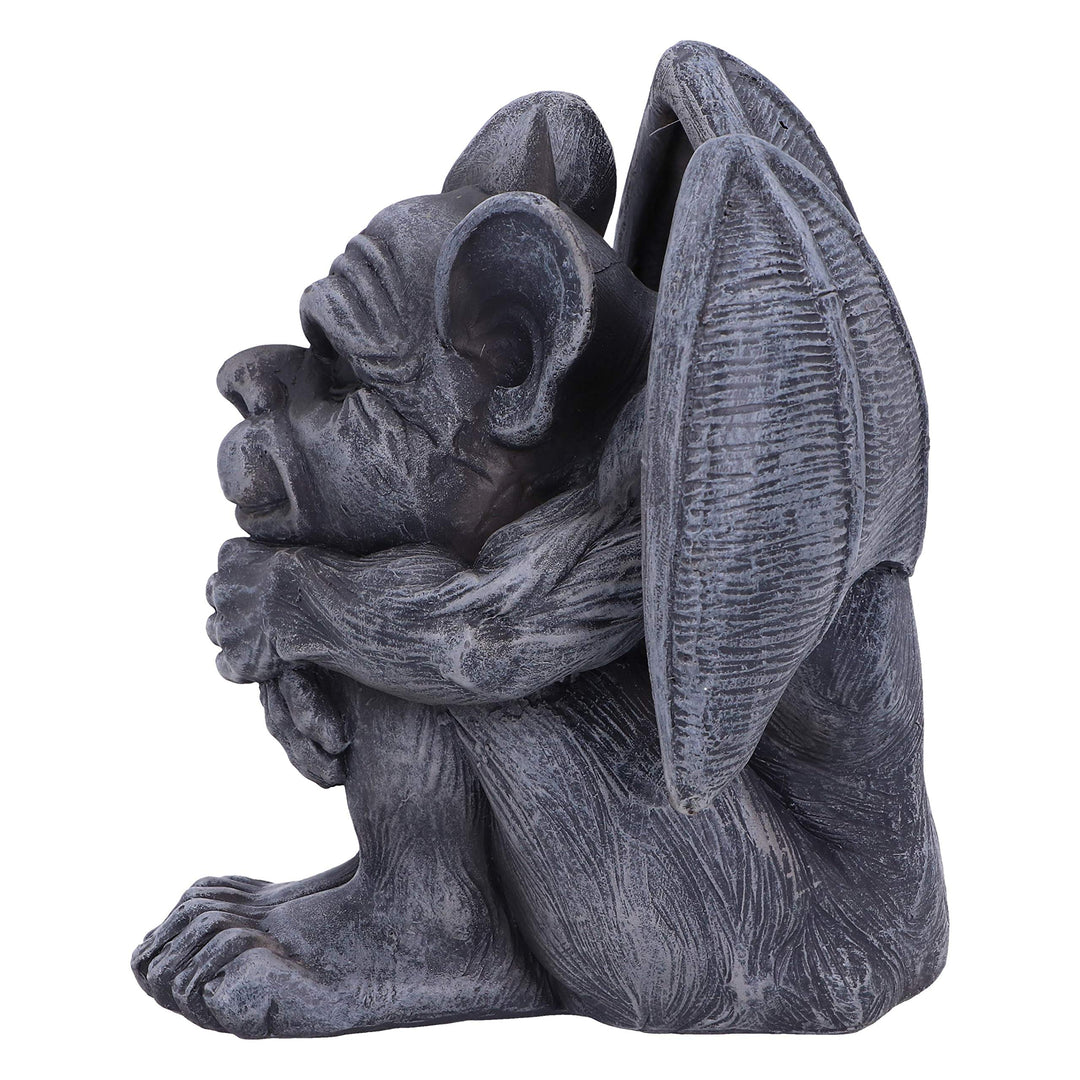 Quasi Dark Black Grotesque Gargoyle Figurine 12.5cm