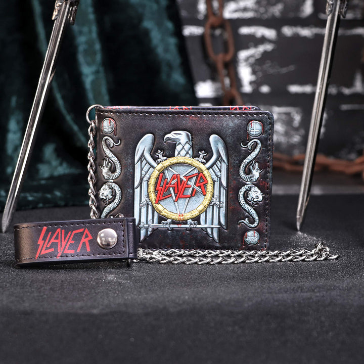Slayer Eagle Logo Embossed Wallet Purse Officially Licensed