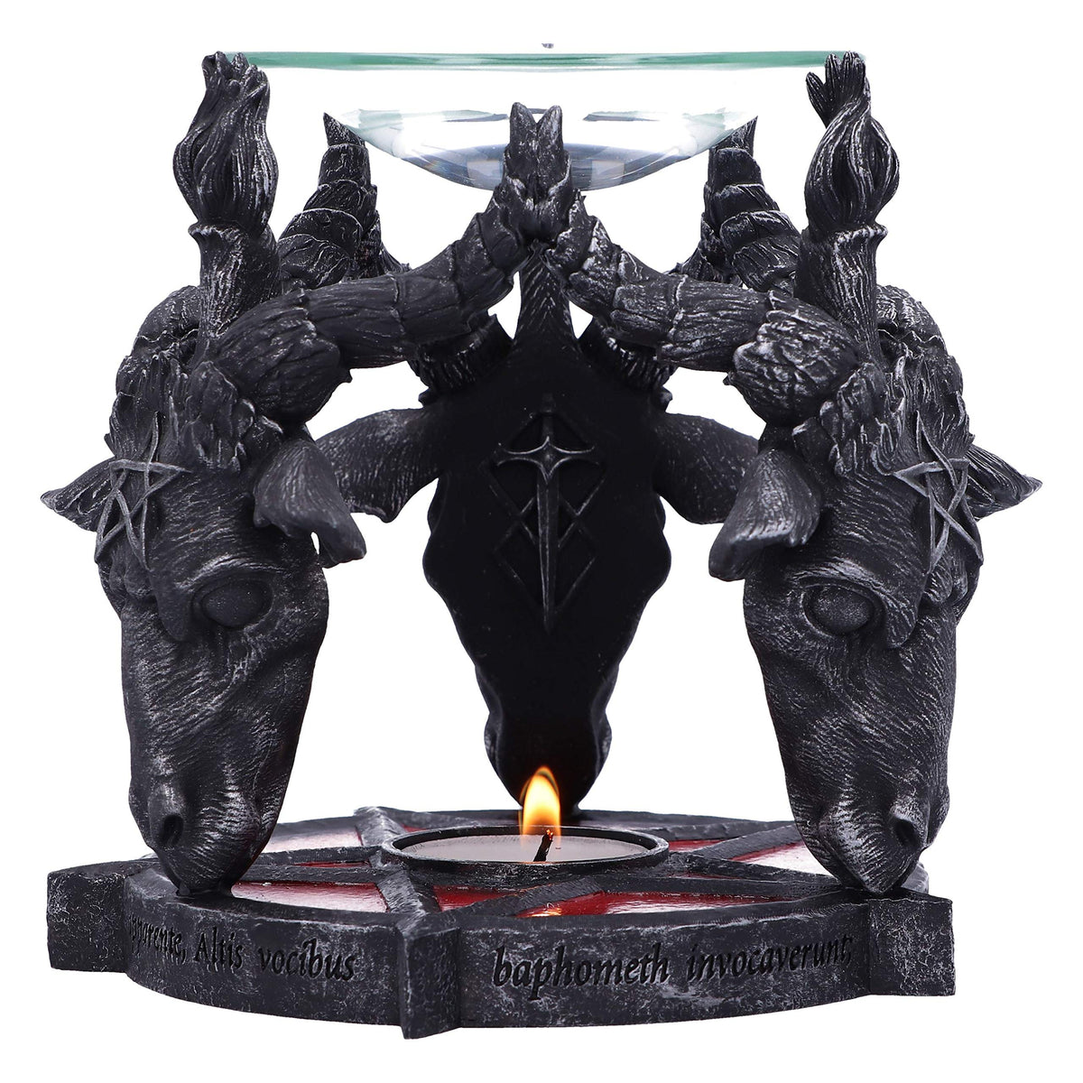 Occult Baphomet Head Oil Burner 13.5cm 4