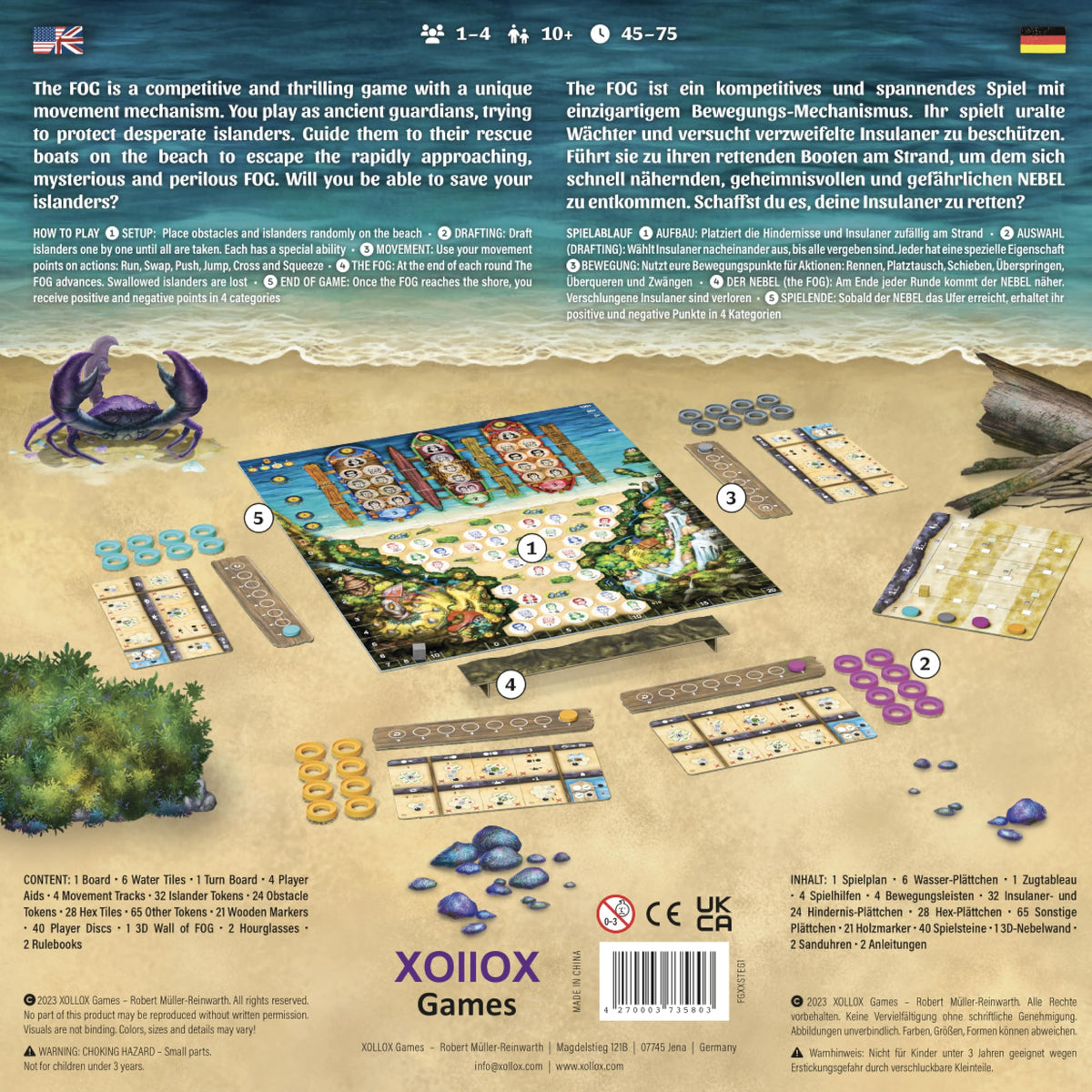 The Fog - Escape from Paradise, Strategy Board Game, for Ages 10+ 2