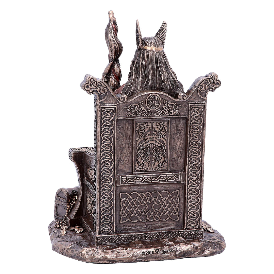 Bronze Frigga Goddess of Wisdom Norse Leader Ornament 19cm