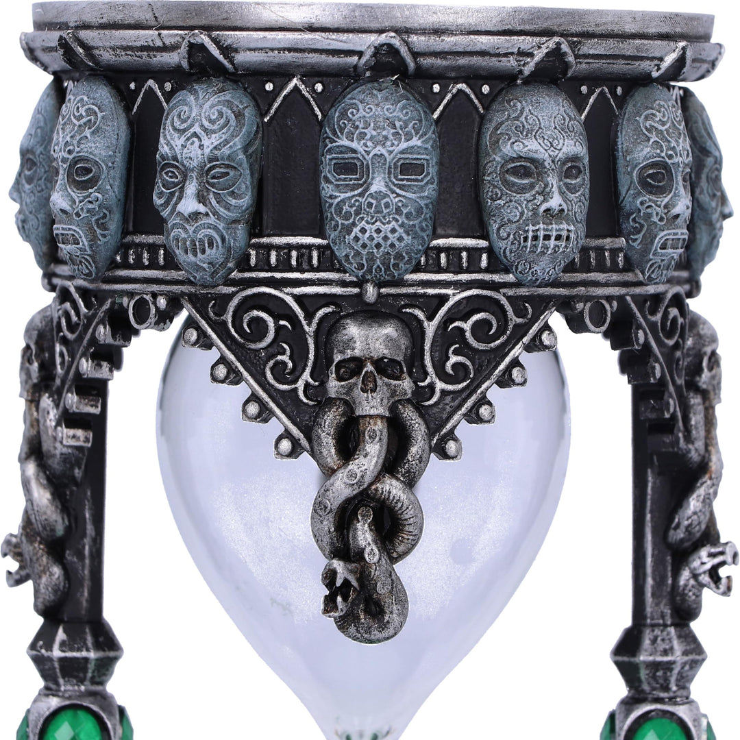 Harry Potter Death Eater Sand Timer in Metallic Silver 18cm