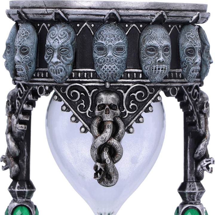 Harry Potter Death Eater Sand Timer in Metallic Silver 18cm