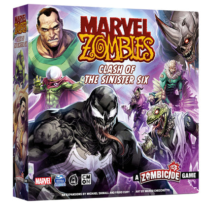 Marvel Zombies: A Zombicide Game - Clash of The Sinister Six - Heroes vs. Villains in a Zombie Apocalypse! Cooperative Strategy Game, Ages 14+, 1-6 Players, 90 Minute Playtime, Made by CMON 1
