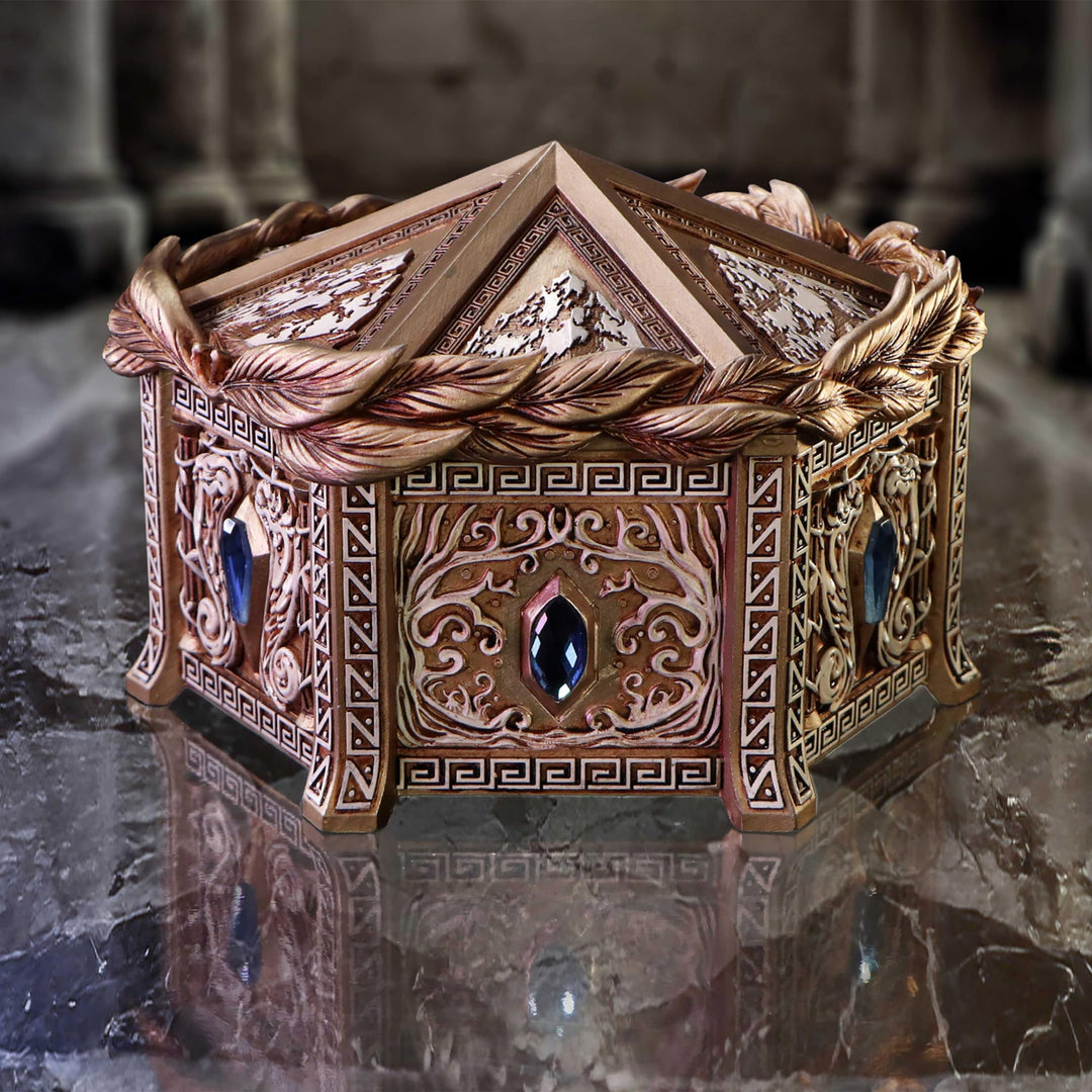 Gold Detailed Pandoras Trinket Box Pandoras 16.5cm