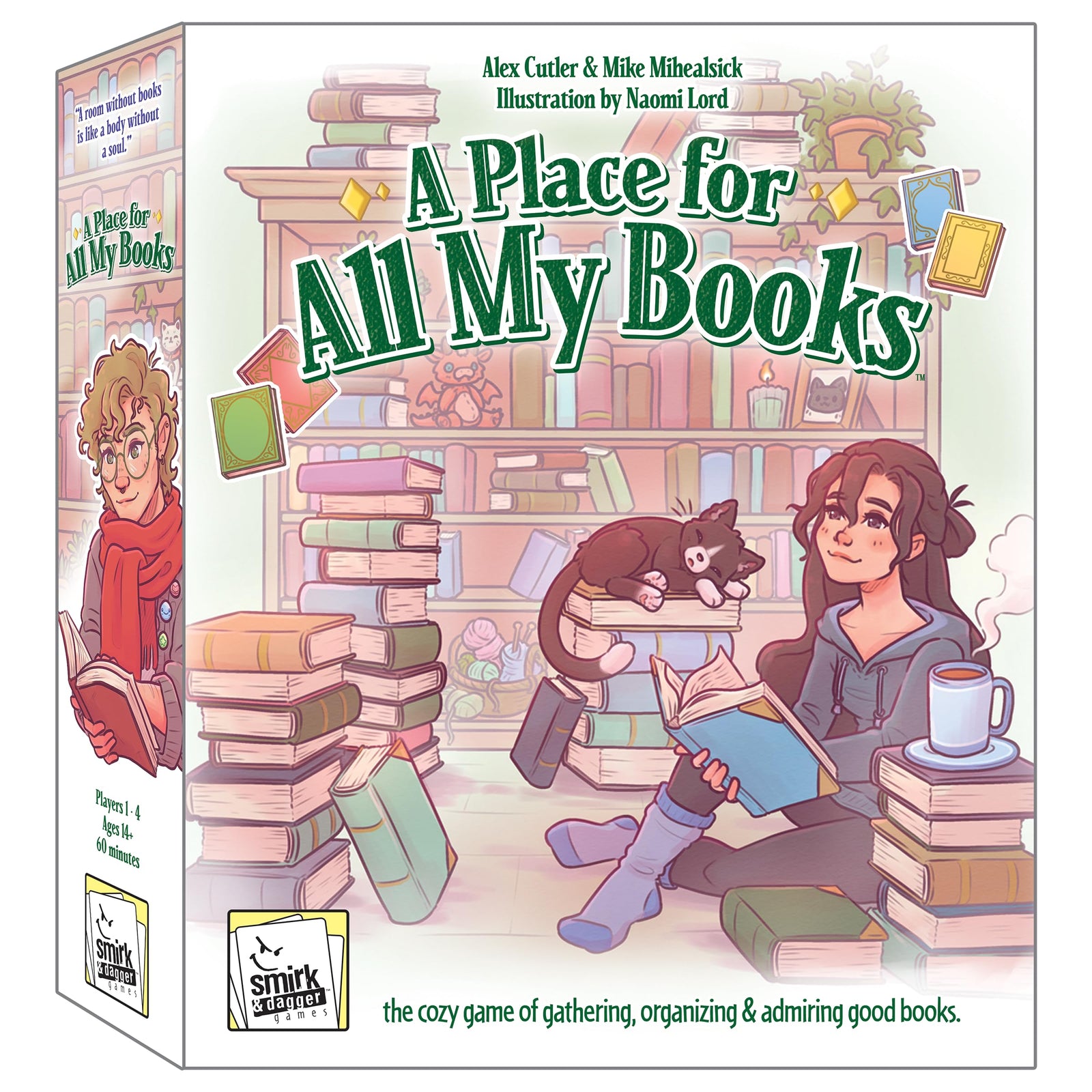 A Place For All My Books Board Game by Smirk and Dagger 1