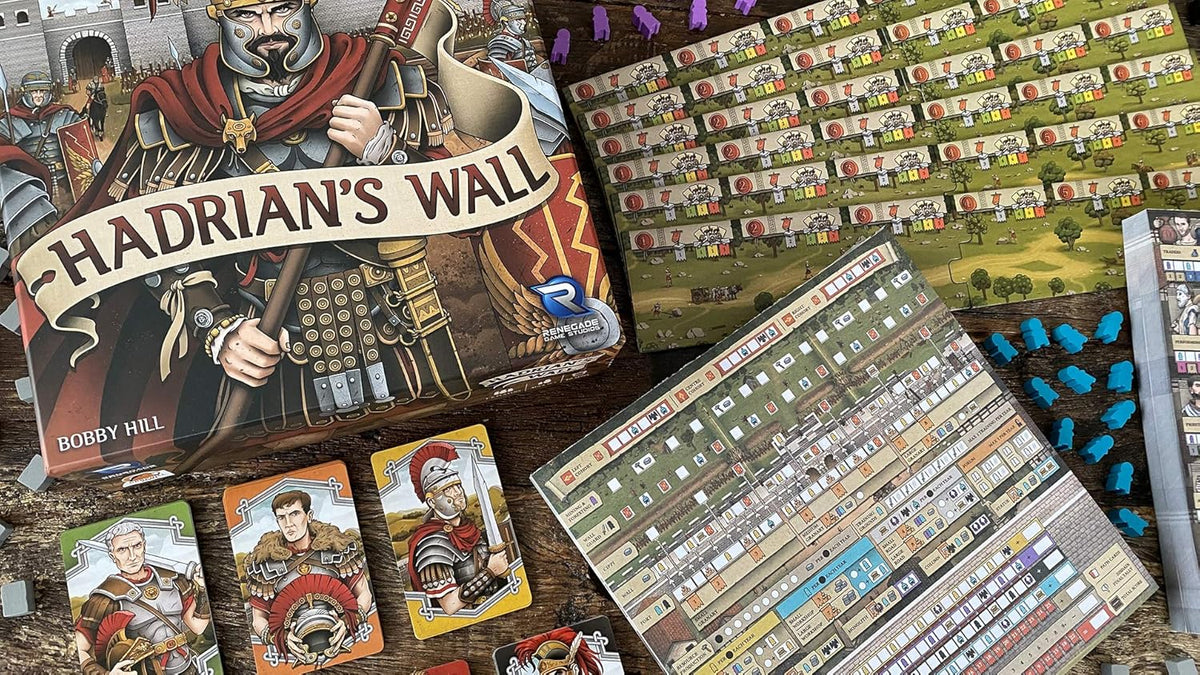 Hadrians Wall Board Game Roman Fort Flip and Write