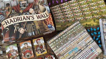 Hadrians Wall Board Game Roman Fort Flip and Write