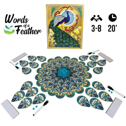 Words of A Feather: The Stunning Party Game for 3-8 Players | Connect Words and Clues in This Casual Card Game That's Perfect for Your Next Family Game Night! 2