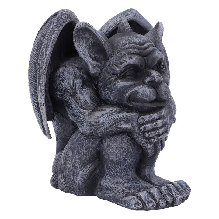 Quasi Dark Black Grotesque Gargoyle Figurine 12.5cm