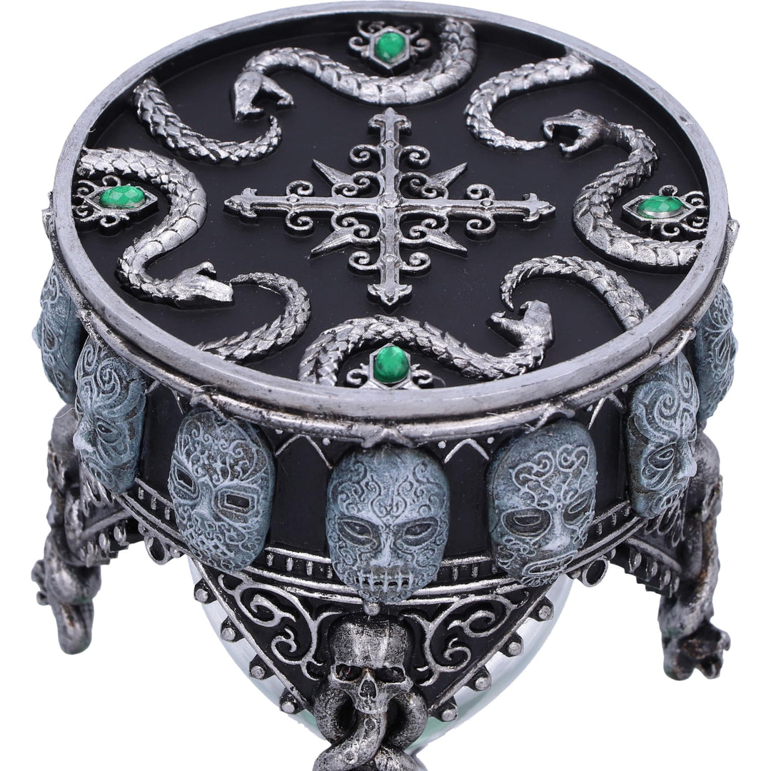 Harry Potter Death Eater Sand Timer in Metallic Silver 18cm