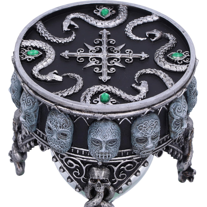 Harry Potter Death Eater Sand Timer in Metallic Silver 18cm