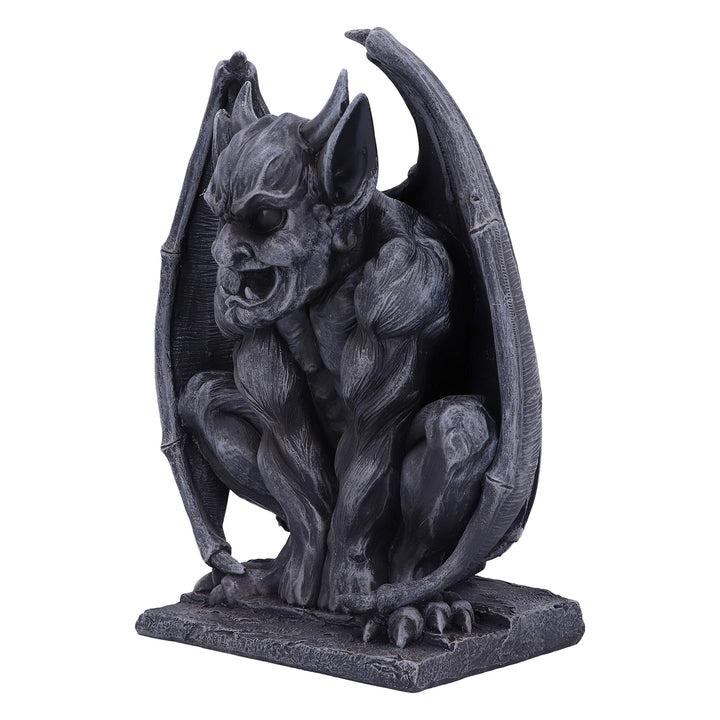 Adalward Dark Black Grotesque Gargoyle Figurine 26cm