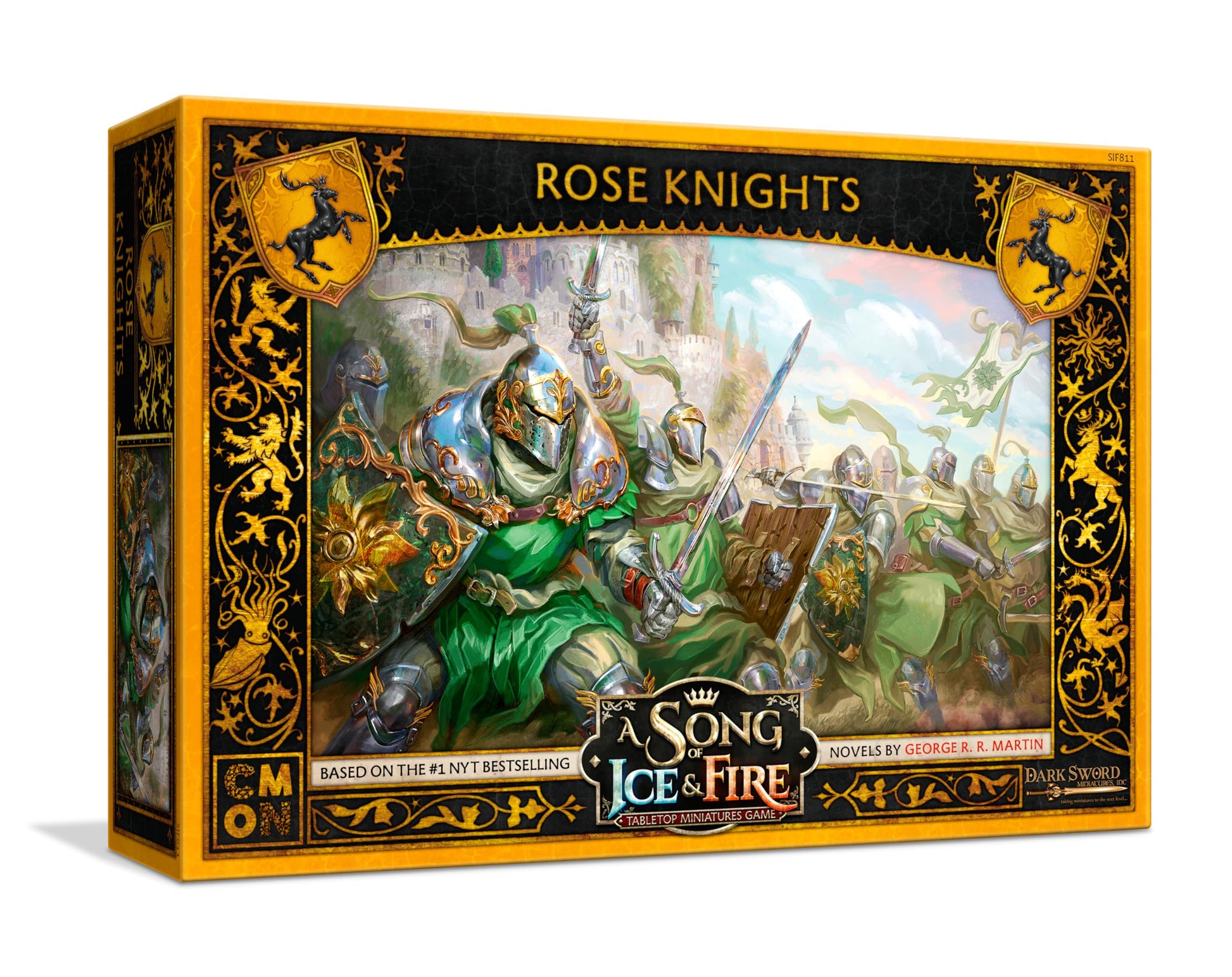 CMON A Song of Ice and Fire Tabletop Miniatures Game Rose Knights Unit Box (Multilingual Edition) - Strategy Game for Adults, Ages 14+, 2+ Players, 45-60 Minute Playtime, Made 1