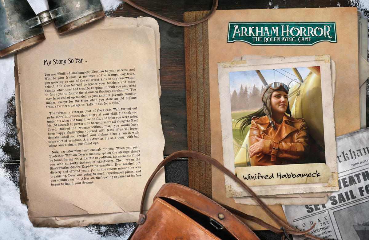 Arkham Horror RPG Premium Adventure Terra Antarctica expansion Roleplaying Game by Edge Entertainment Studio 3