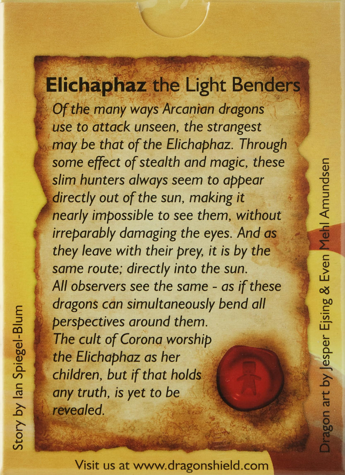 UNIT Dragon Shield Matte Yellow 100 ct in box Gaming Accessory by Arcane Tinmen 3
