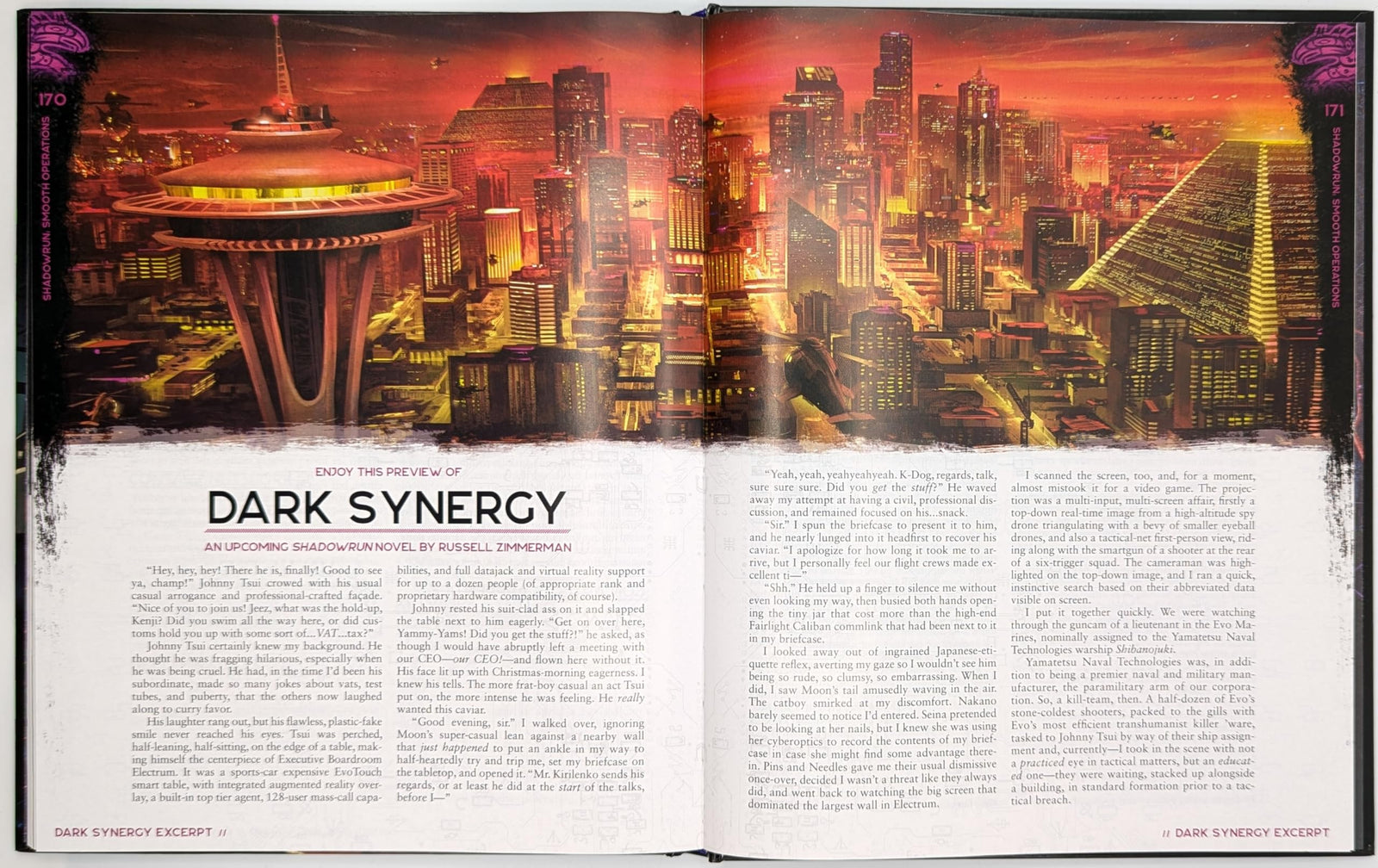 Catalyst Game Labs Shadowrun Smooth Operations Core Face Rulebook for Shadowrun Sixth World RPG - Enhance Social Play with New Mechanics Augmentationsn Adept Powers and Character Qualities 2