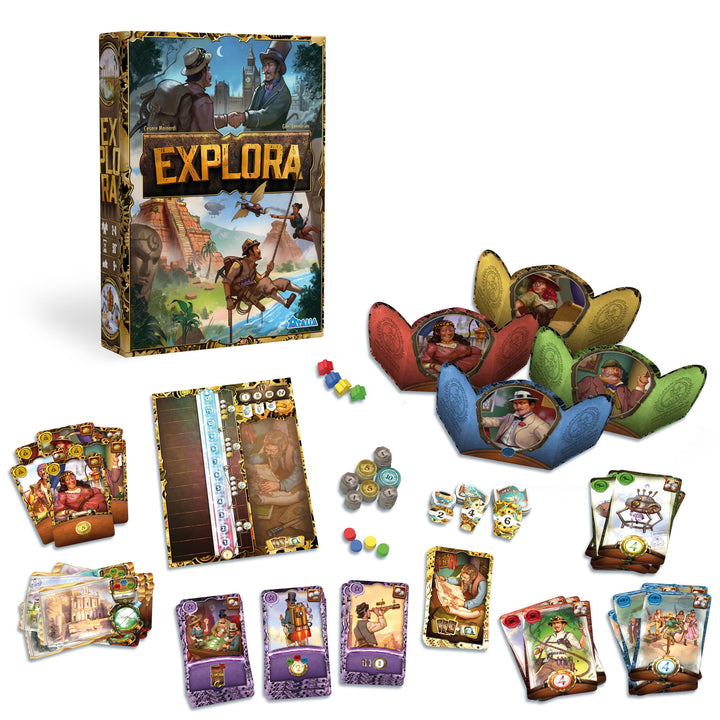 HUCH! Explora Family Game for 2 to 4 Players from 9 Years