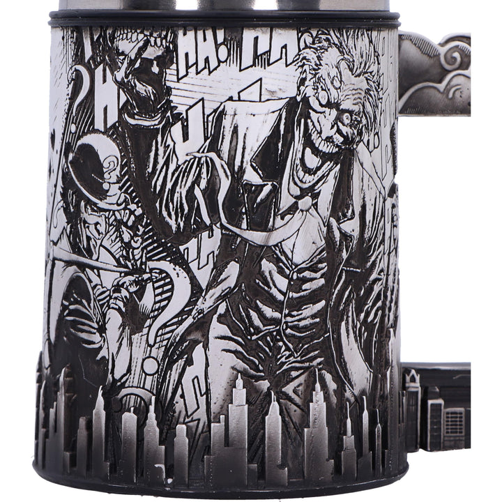 Batman Super Villains Comic Strip Collectible Tankard 15.5cm