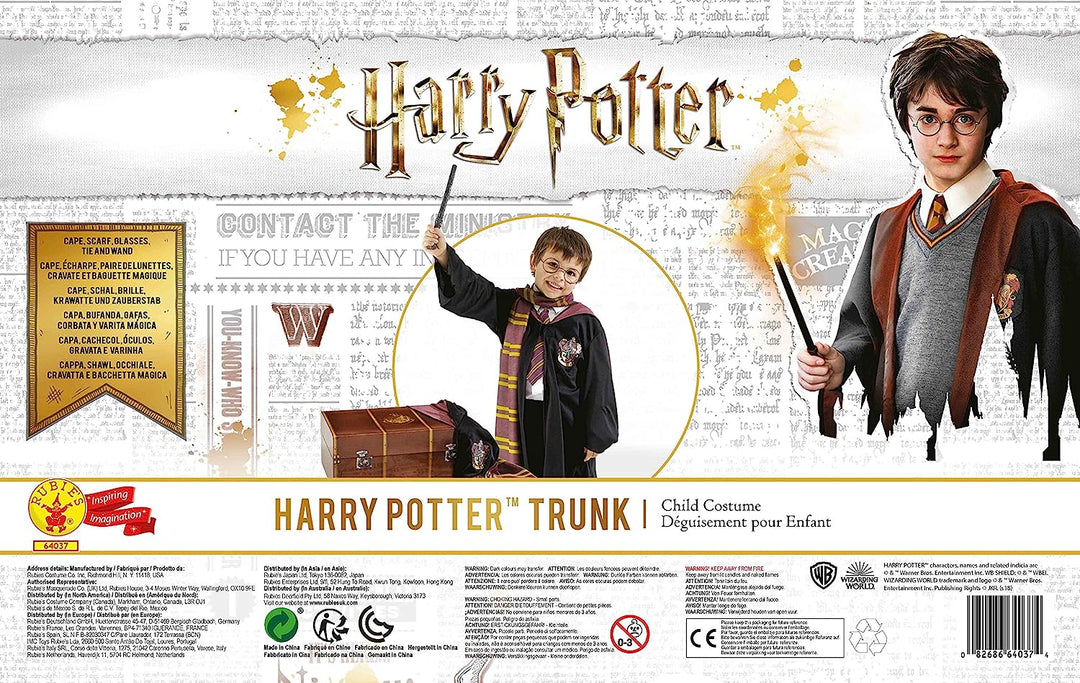 Harry Potter Trunk Dress Up Kit Age 5-10 Years