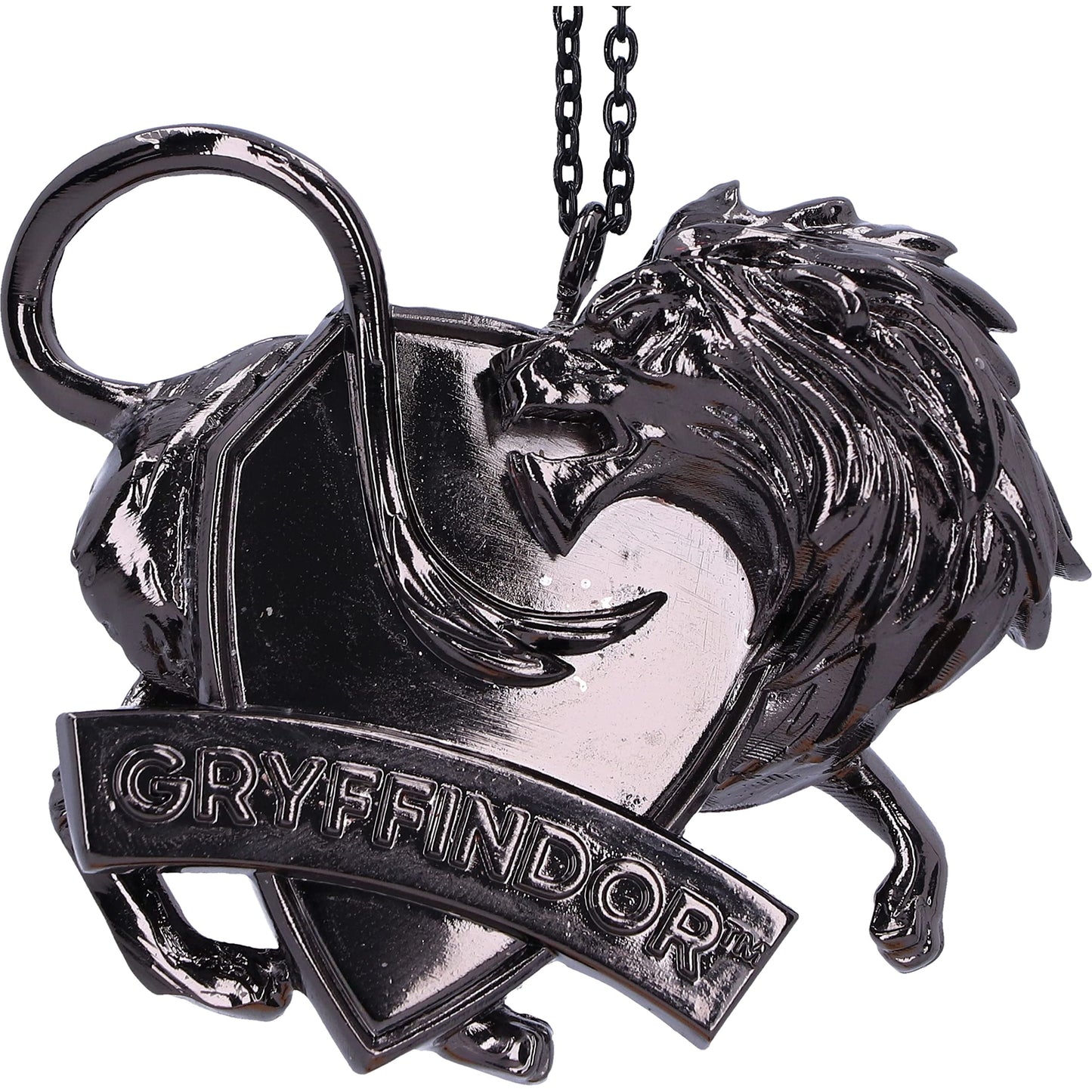 Harry Potter Gryffindor Crest Silver Weighted Hanging Ornament 6