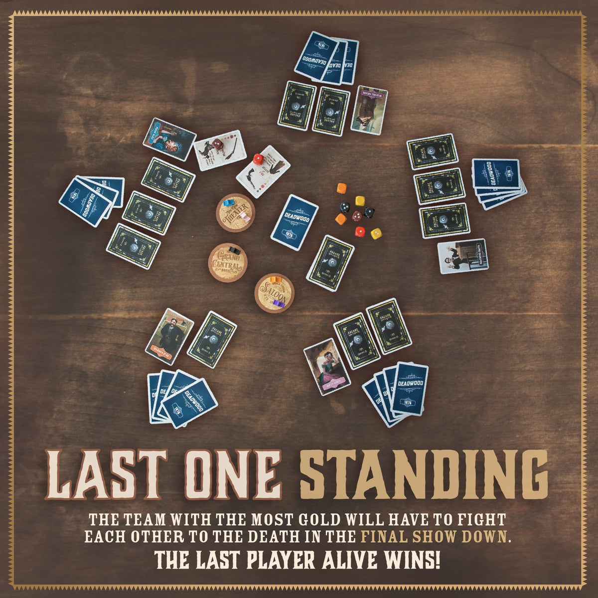 Deadwood 1876 Board Game by Facade 4