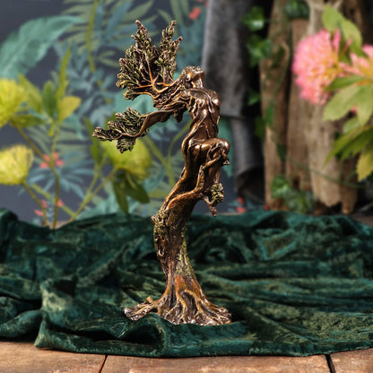 Bronze Mythological The Forest Nymph Elemental Figurine 25cm 7