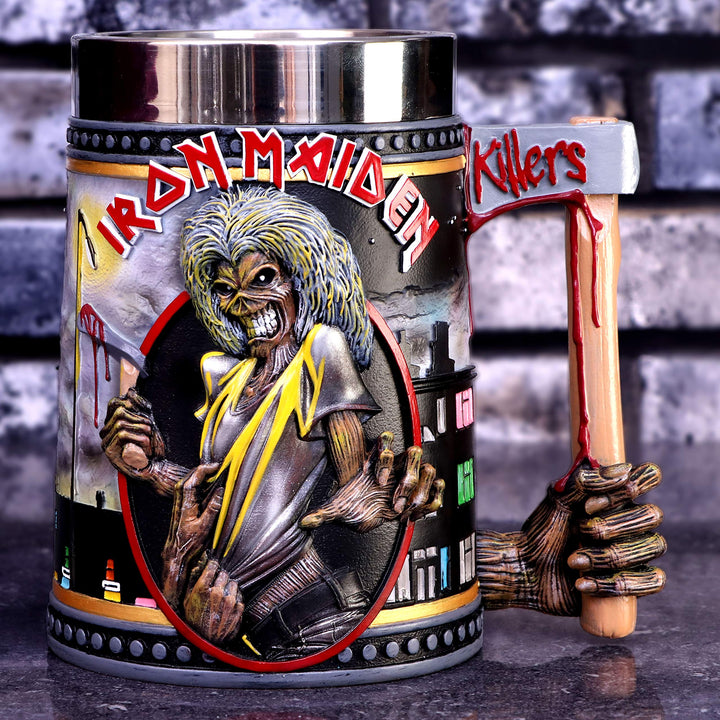 Iron Maiden The Killers Eddie Album Tankard 15.5cm Officially Licensed