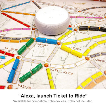 Ticket to Ride Board Game A Cross-Country Train Adventure for Friends and Family 9
