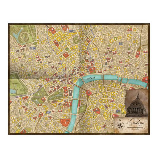 Carlton House and Queens Park Sherlock Holmes Consulting Detective Board Game by Space Cowboys 2
