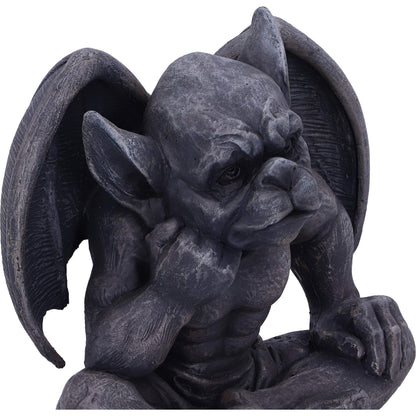 Laverne Dark Black Grotesque Gargoyle Figurine 13cm 6