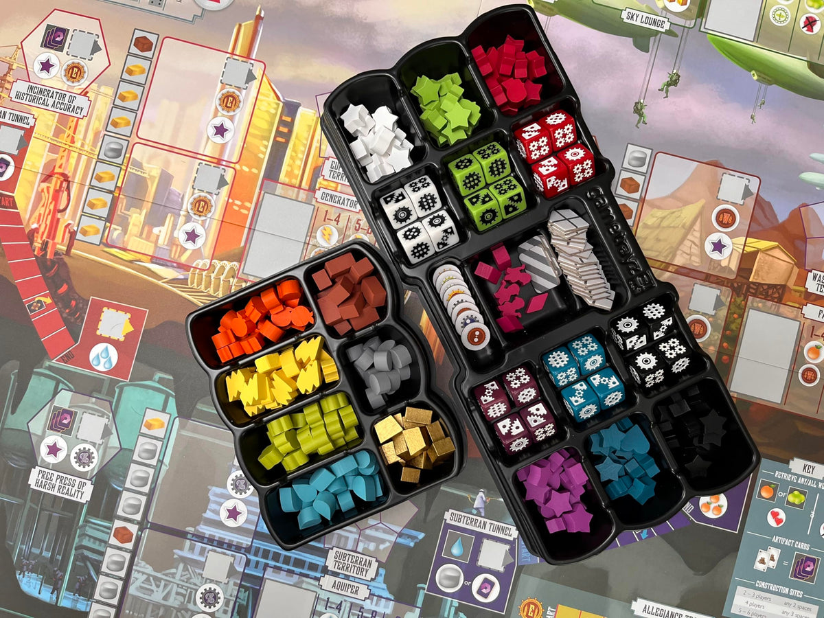 Stonemaier Games: Euphoria: Build a Better Dystopia (Base Game) | Competitive Dice Worker Placement Strategy Board Game | for Adults and Family | 2-6 Players, 60 Mins, Ages 14+ 4