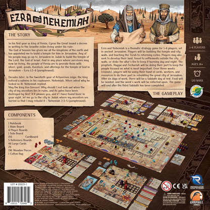 Ezra and Nehemiah Ancient Jerusalem Strategy Board Game