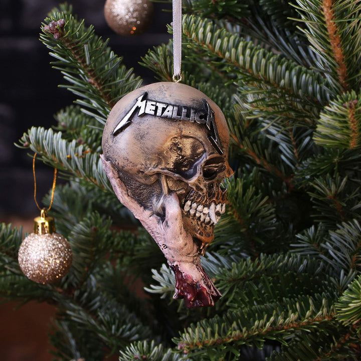 Metallica Sad But True Festive Hanging Decorative Ornament 10.8cm Officially Licensed