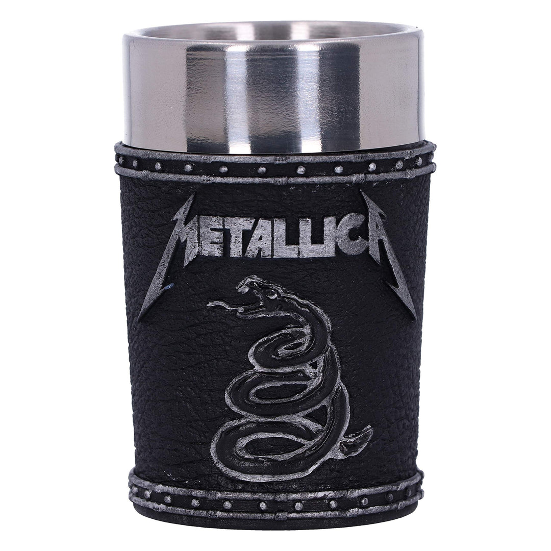 Metallica Black Album Shot Glass 7.5cm Officially Licensed