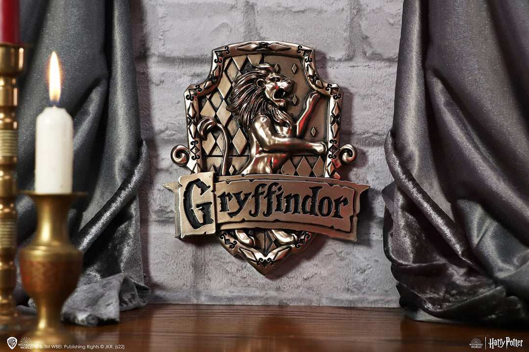 Harry Potter Gryffindor Crest Wall Plaque Bronze 20cm Officially Licensed