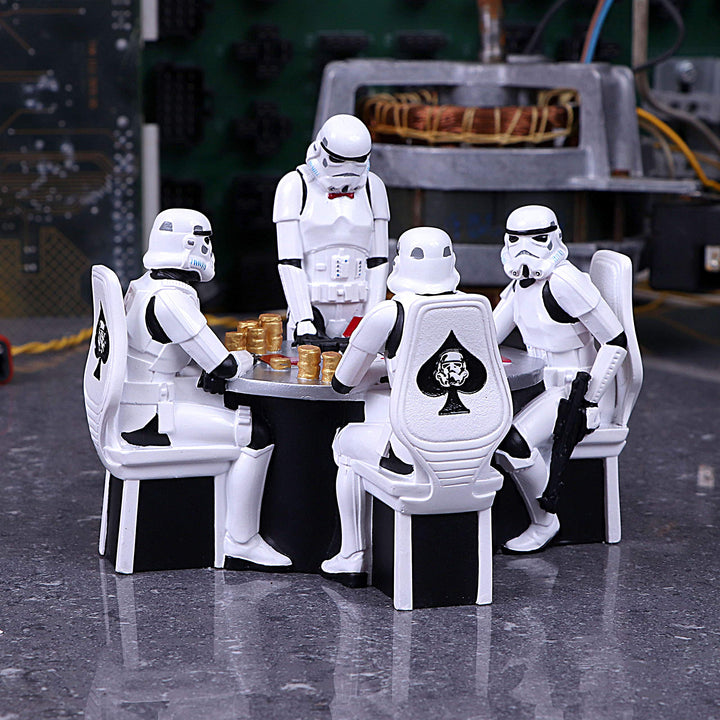 The Original Stormtrooper Poker Face Gambling Figurine 18.3cm