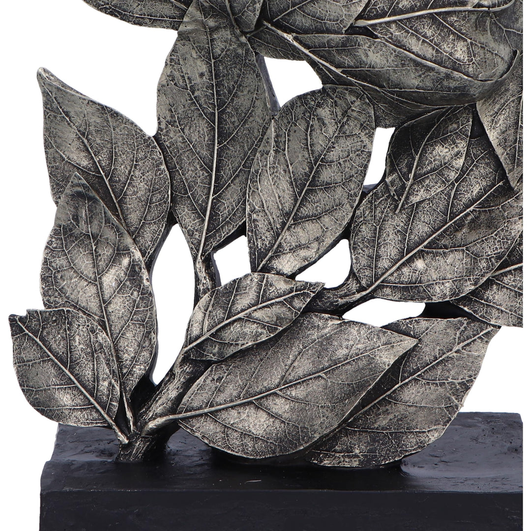 Natural Emotion Peace Silver Statue 32cm