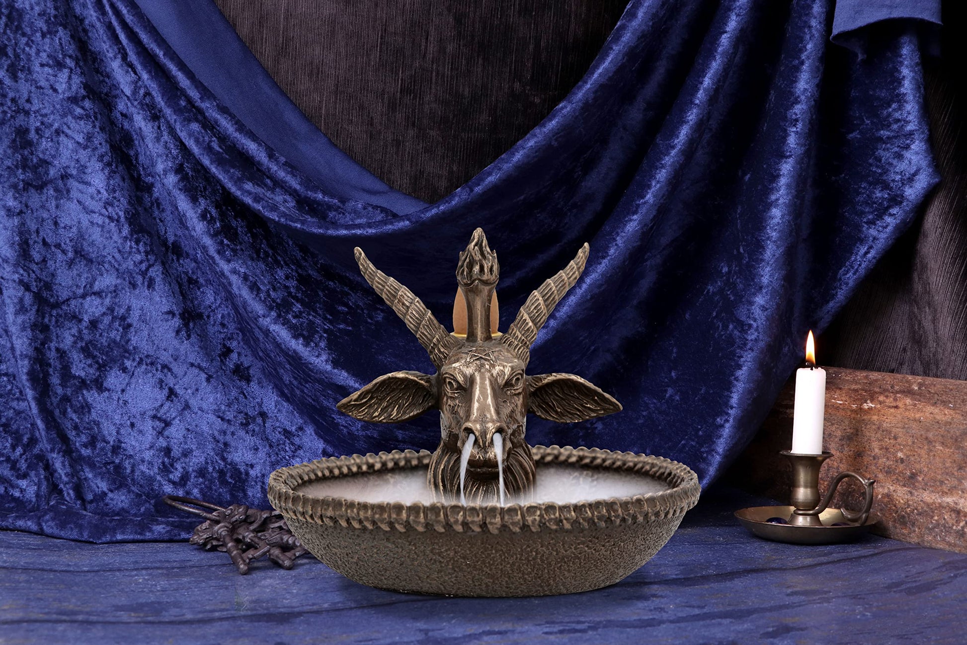 Baphomets Wealth Occult Backflow Incense Burner 13cm 7
