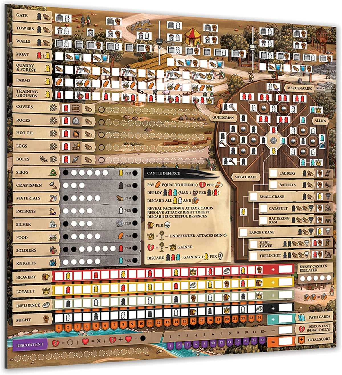 Hadrians Wall and the Anarchy Dry Erase Boards Board Game Accessory
