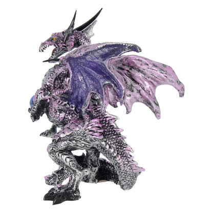 Purple Dragon Protector Fantasy Figurine 14.5cm 5
