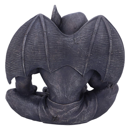 Laverne Dark Black Grotesque Gargoyle Figurine 13cm 4