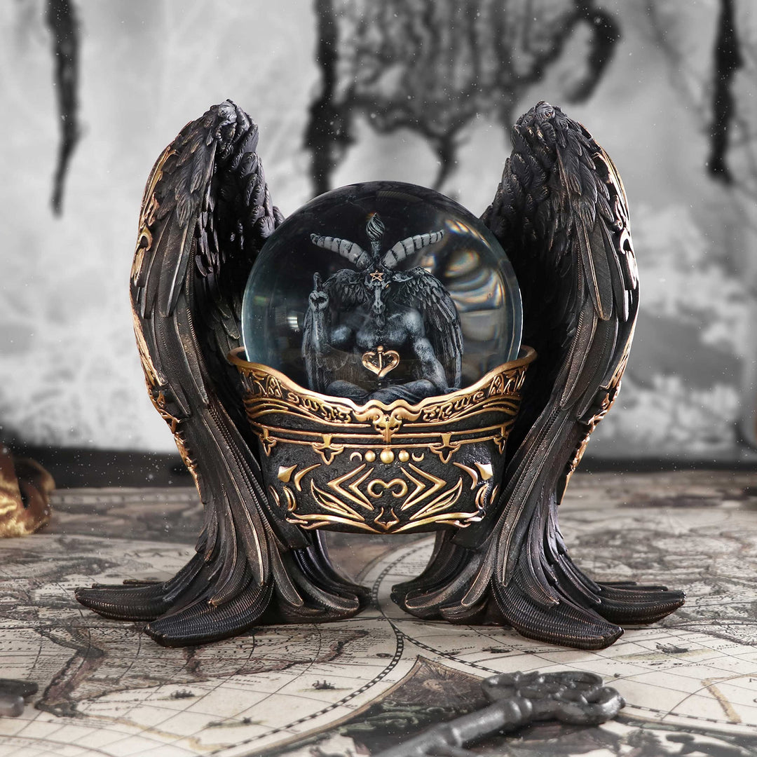 Baphomet Antiquity Gothic Snow Globe 22.5cm