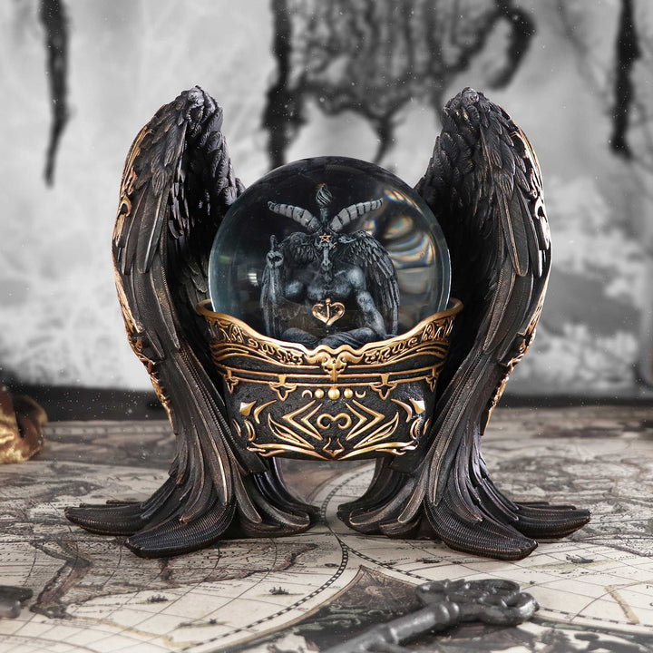 Baphomet Antiquity Gothic Snow Globe 22.5cm