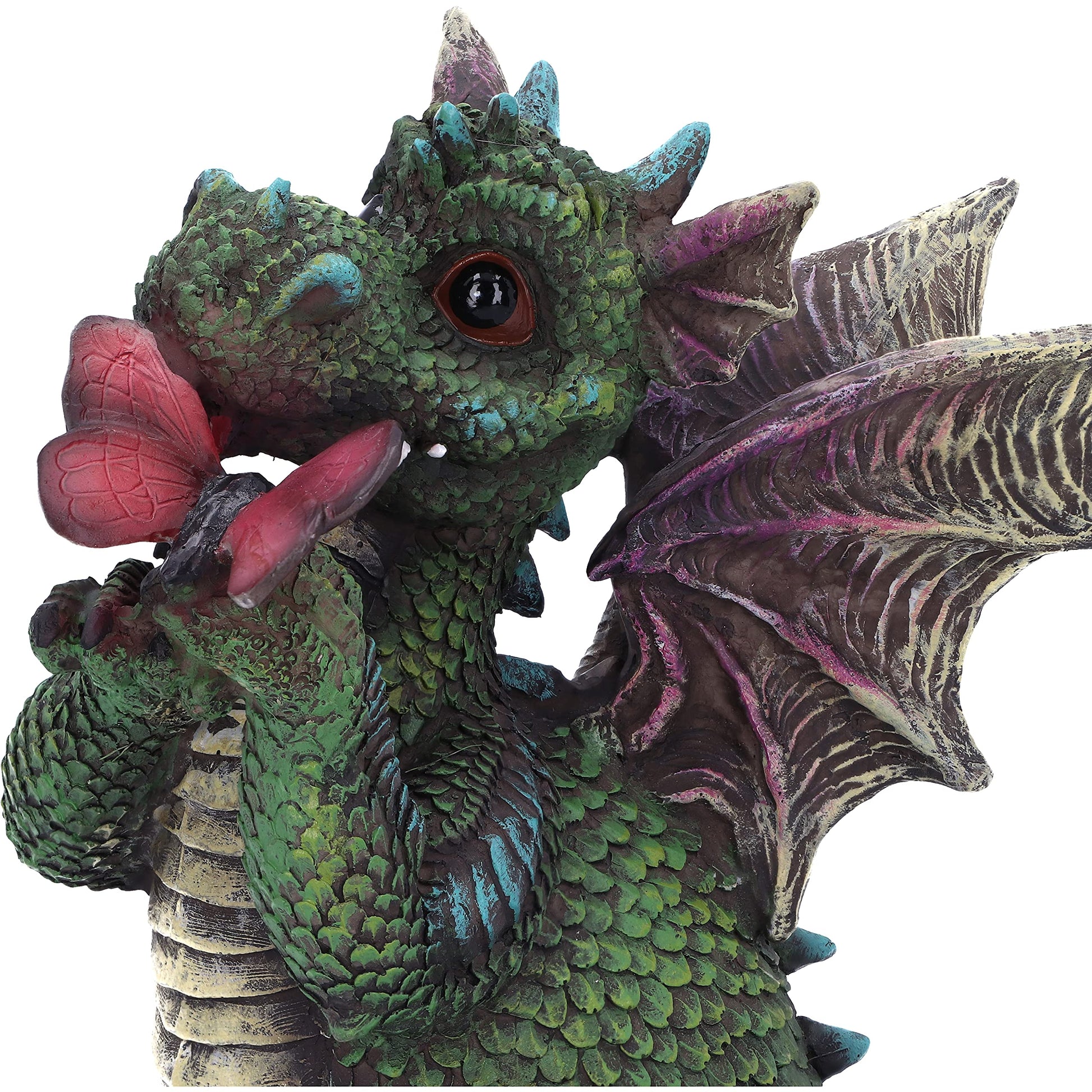Butterfly Buddy Dragon Figurine 17.5cm 6