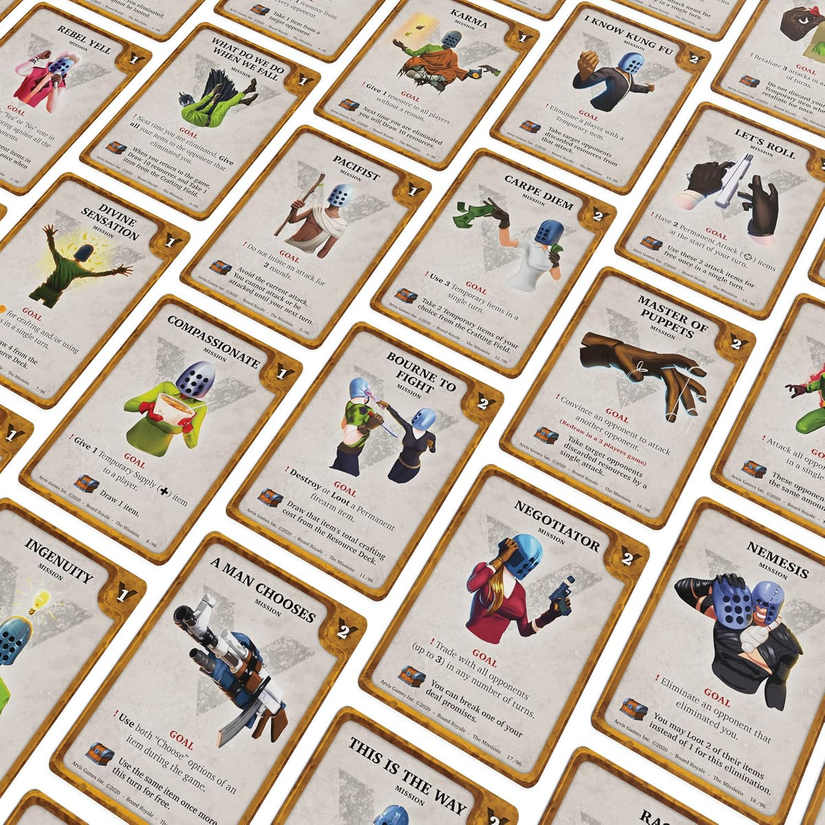 Board Royale The Island Missions Card Game Expansion