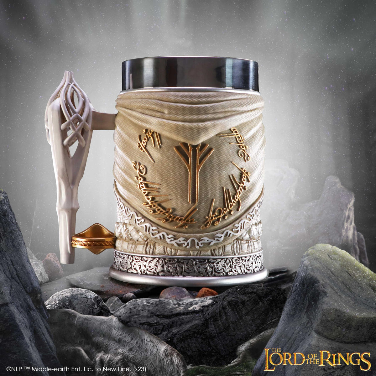 Lord of the Rings Gandalf White Collectible Tankard 15cm LOTR Drinking Mug 6