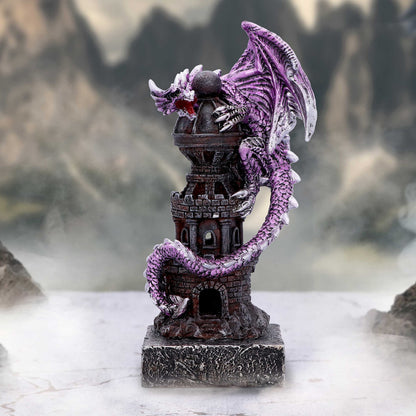 Guardian of the Tower Purple Dragon Figurine 17.7cm 8