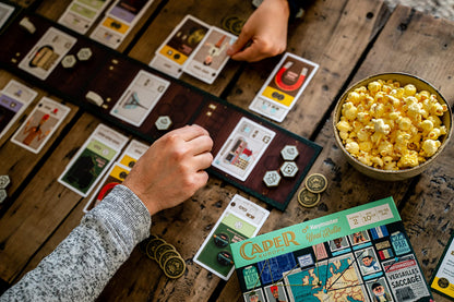Keymaster Games Caper Europe | Strategic Two-Player Board Game | A Head-to-Head Card Drafting Game of Planning The Perfect Heist in Four Unique International Cities | Ages 10+ 7